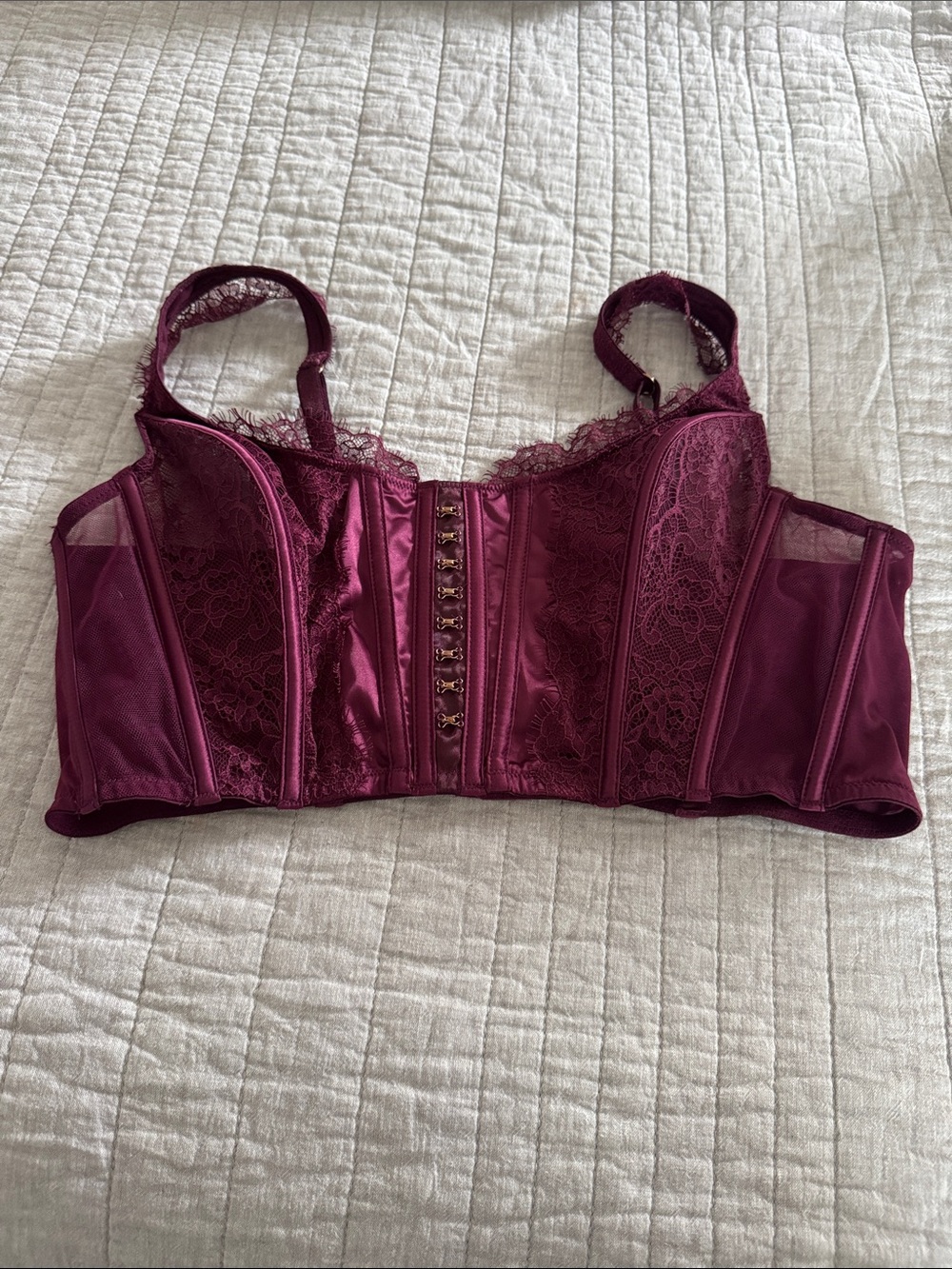 Victoria's Secret Lace corset bra